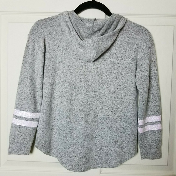 Justice Girls Hoodie Shirt Football Bling 10 - Picture 4 of 6